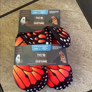 Butterfly Wings Pet Costume - Red and Black